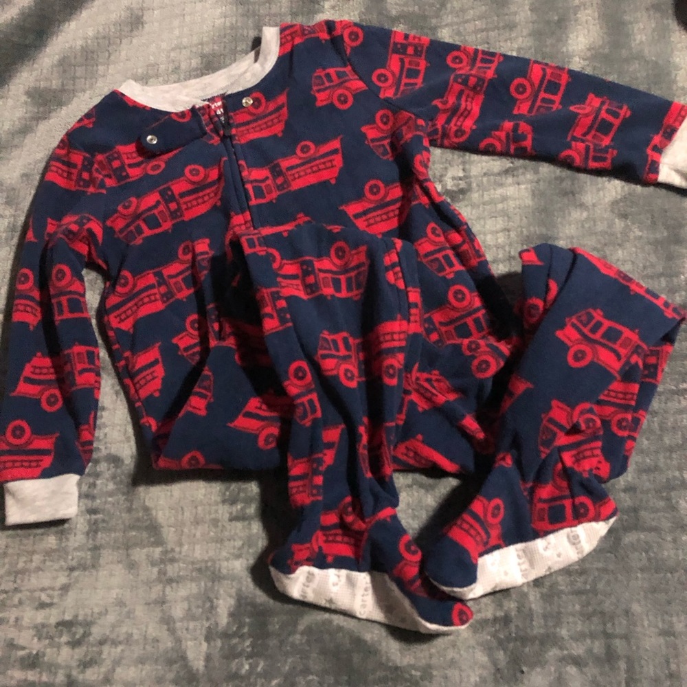 Childrens place firetuck outfit